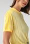 Camiseta adidas Originals Reta Listrada Amarela - Marca adidas Originals