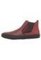 Bota DAFITI SHOES Couro Vermelha - Marca DAFITI SHOES