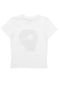 Camiseta Colcci Fun Infantil Caveira Branca - Marca Colcci Fun