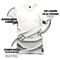 Camiseta Plus Size Premium Malha Confortável Estampada Nexstar Grifado No Peito - Branco - Marca Nexstar