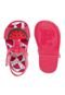 Sandália Pimpolho Infantil Colorê Melancia Rosa/Vermelha - Marca Pimpolho
