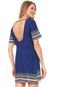 Vestido Dress to Curto Imperial Azul - Marca Dress to