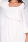 Vestido Liso Mercatto Off-White - Marca Mercatto