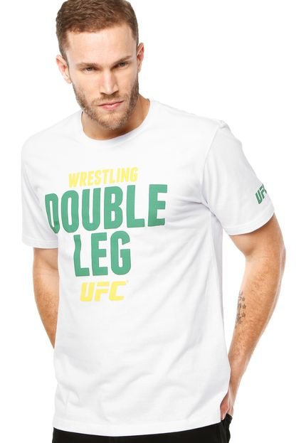 Camiseta UFC Double Branca - Marca UFC