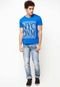 Camiseta FiveBlu NYC Azul - Marca FiveBlu