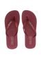 Chinelo Colcci Logo Vinho - Marca Colcci