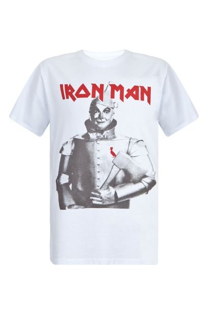 Camiseta Reserva Mini Iron Man Branca - Marca Reserva Mini