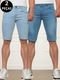 Kit 02 Bermudas Jeans Masculina Azul Claro e Médio - Marca CKF Wear