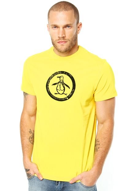 Camiseta Penguin Tag Amarela - Marca Penguin