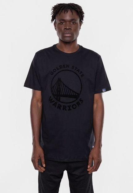 Camiseta NBA Velvet Logo Golden State Warriors Preta - Marca NBA