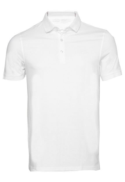 Camisa Polo Olympikus Reta Logo Branca - Marca Olympikus