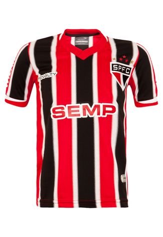 Camisa Penalty SPFC 2 Juvenil s/n 14 Vermelha