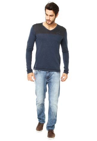 Suéter Calvin Klein Jeans Azul