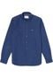 Camisa Lacoste Regular Fit Azul Marinho - Marca Lacoste