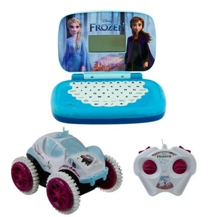 Kit Veiculo Giro Gelado - Frozen   Laptop Da Frozen - Marca Candide