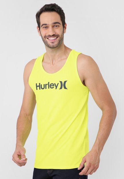 Regata Hurley O&O Solid Neon Amarela - Marca Hurley