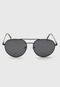 Óculos de Sol Hang Loose Metálico Preto - Marca Hang Loose