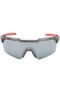 Óculos de Sol HB Shield Matte Onyx Cinza/Laranja - Marca HB