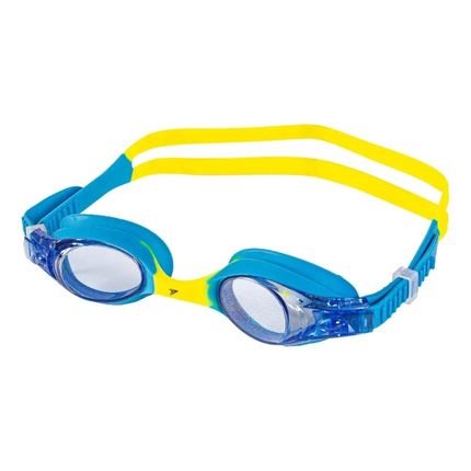 Oculos Natação Poker Rapid Junior Ultra - Azul/Amarelo - Marca Poker