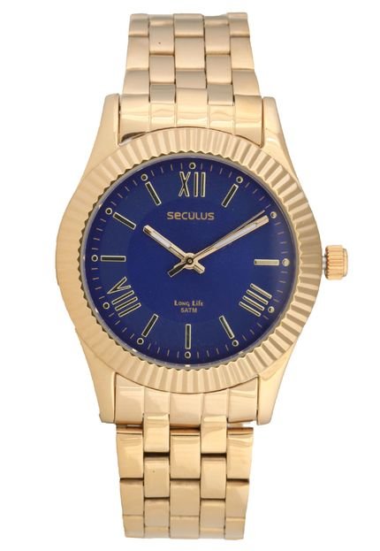 Relógio Seculus 25540LPSVDA1 Dourado - Marca Seculus