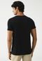 Camiseta Tommy Hilfiger Reta Stack Preta - Marca Tommy Hilfiger