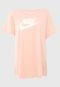 Camiseta Nike Sportswear W Nsw Tee Essntl Fu Rosa - Marca Nike Sportswear