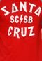 Camiseta Santa Cruz SCA Vermelha - Marca Santa Cruz