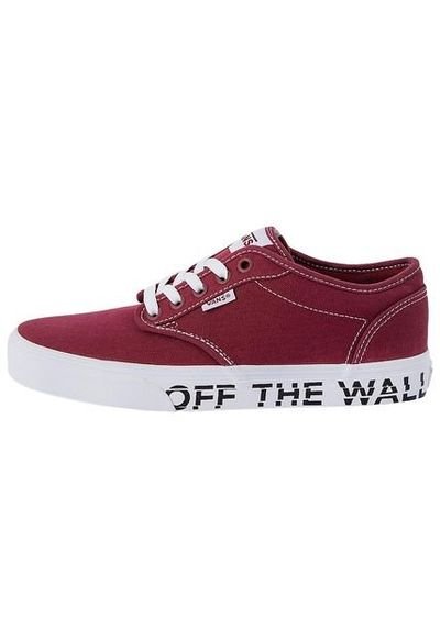 Zapatos vans vinotinto rojo online