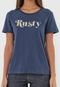 Camiseta Rusty Southern Azul-Marinho - Marca Rusty