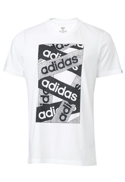 Camiseta adidas Performance Logo Laces Branca - Marca adidas Performance