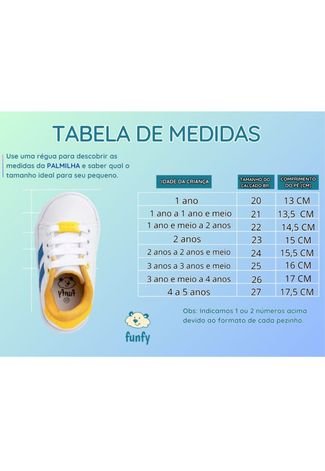 Tenis Infantil Casual Menino Funfy 216A  Azul