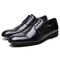 Sapato Social Derby Manutt em Couro Elegante Clássico Preto - Marca Manutt