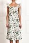 Vestido Cruise Midi Folhagem Bege - Marca Cruise