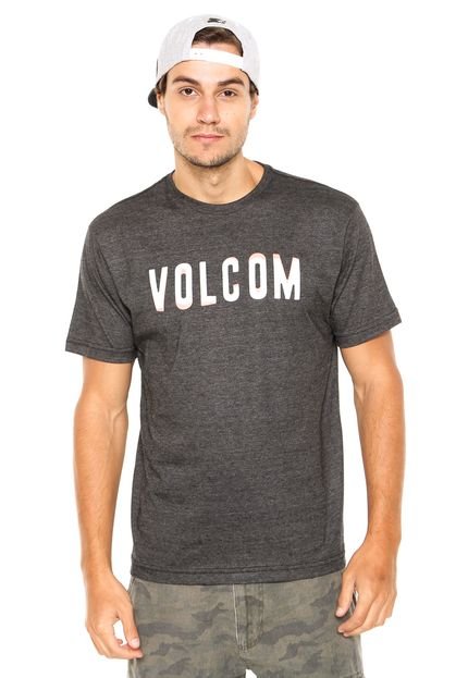 Camiseta Volcom Warble Cinza - Marca Volcom