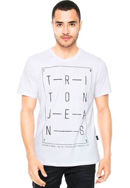 Camiseta Triton Denin Branca - Marca Triton