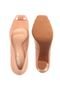 Peep Toe DAFITI SHOES Verniz Nude - Marca DAFITI SHOES