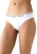 Kit 2pçs Calcinha Inspira Tanga Logo Preta - Marca Calvin Klein Underwear