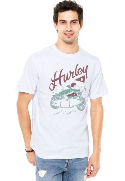 Camiseta Hurley Riding Death Branca - Marca Hurley
