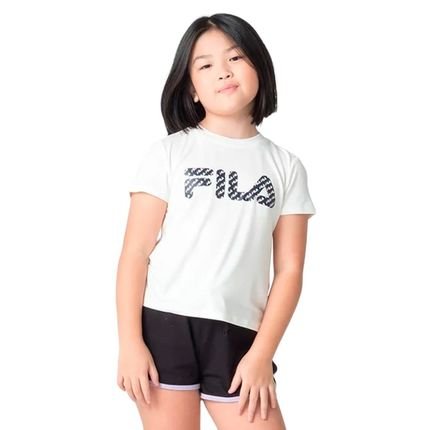 Camiseta Fila Letter Slim Infantil - Marca Fila