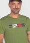 Camiseta Tommy Hilfiger Logo Verde - Marca Tommy Hilfiger