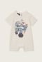 Macaquinho Infantil Cotton On Full Print Off-White - Marca Cotton On