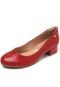 Scarpin Ramarim Liso Vermelho - Marca Ramarim