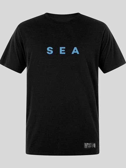 Camiseta Plus Size Masculina Preta Sea Prime WSS - Marca WSS Brasil