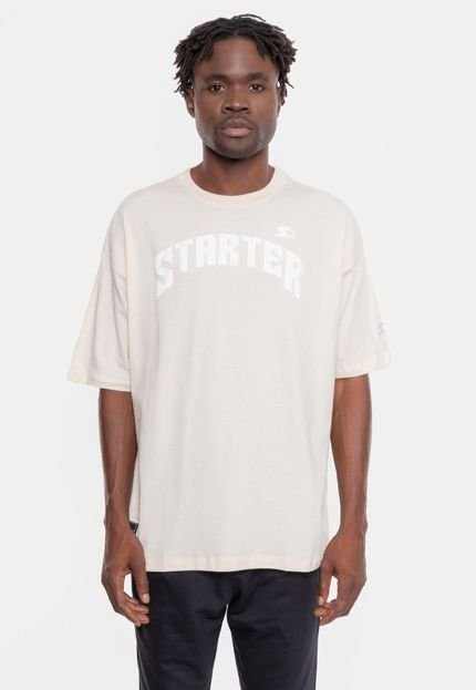 Camiseta Starter Estampada Off White - Marca STARTER