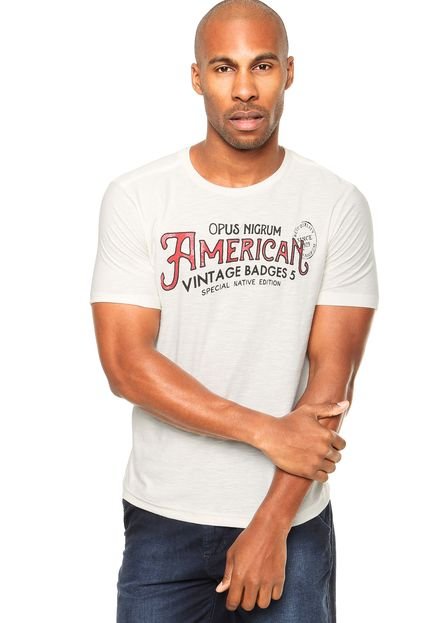 Camiseta Vinyl American Off-white - Marca Vinyl