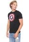Camiseta Cativa Marvel Capitão América Preta - Marca Cativa Marvel