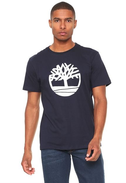 Camiseta Timberland Estampada Azul-marinho - Marca Timberland