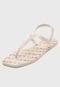 Rasteira Colcci Fechada Off-White - Marca Colcci