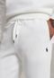 Calça Sarja Polo Ralph Lauren Logo Off-White - Marca Polo Ralph Lauren