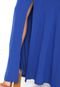 Vestido Mercatto Longo Fenda Azul - Marca Mercatto